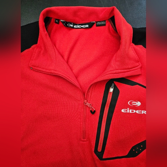 NWT - Eider Performance Red & Black Pullover - Size XL - Picture 9 of 10